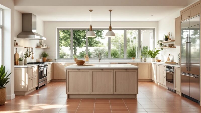Cuisine avec des tomettes anciennes : un charme intemporel pour votre intérieur