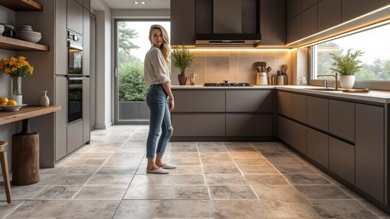 Pourquoi une cuisine moderne avec sol en tomette peut transformer votre espace ?