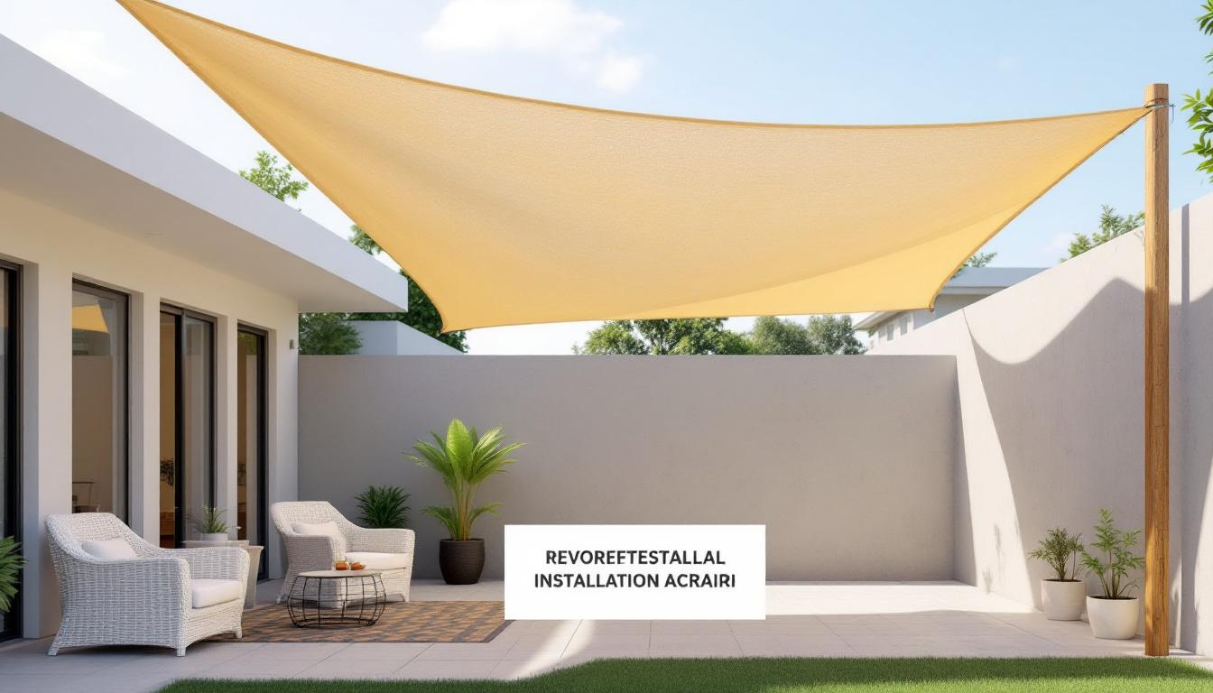Les erreurs courantes lors de l’installation de voiles d’ombrage rectangulaires