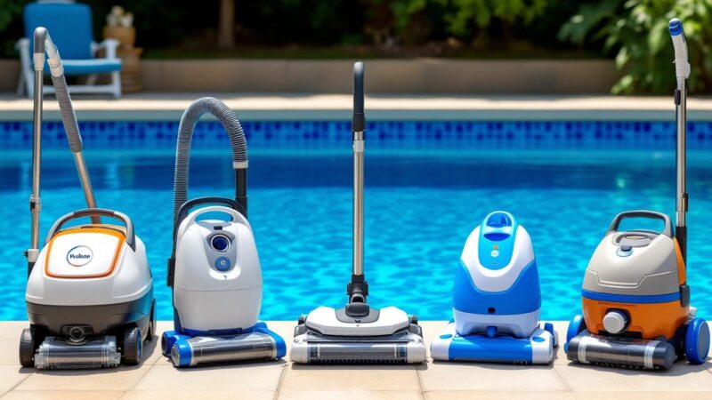 Top 5 des aspirateurs de piscine pour petite piscine à bas prix