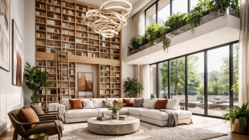 Aménager un salon au plafond haut : comment occuper le volume avec goût