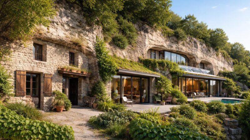 De l&rsquo;artisanat à la modernité : l&rsquo;évolution des maisons troglodytes en France
