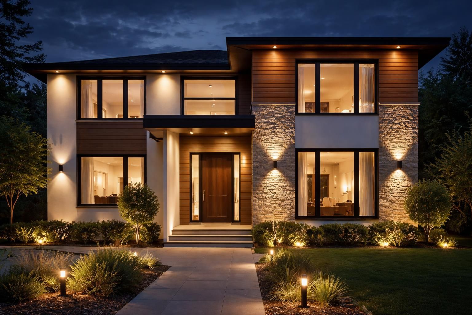 Éclairer une façade de maison : nos conseils pour une mise en lumière pro