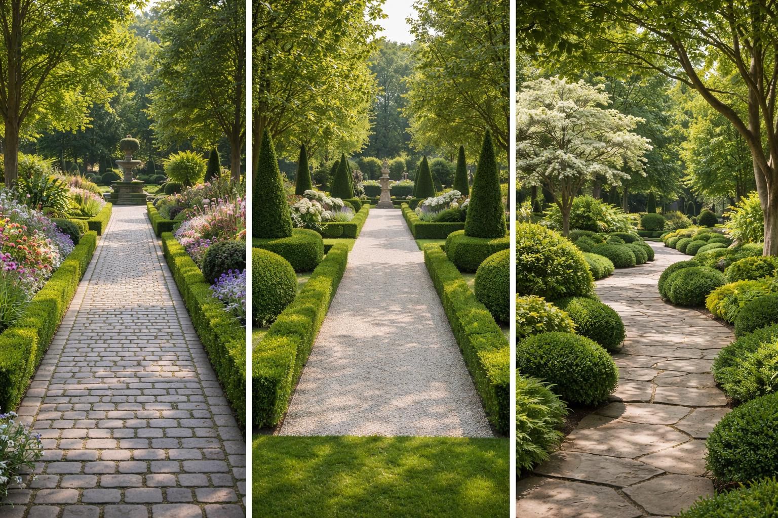 Exemples d&rsquo;allées de jardin pour structurer vos extérieurs avec élégance