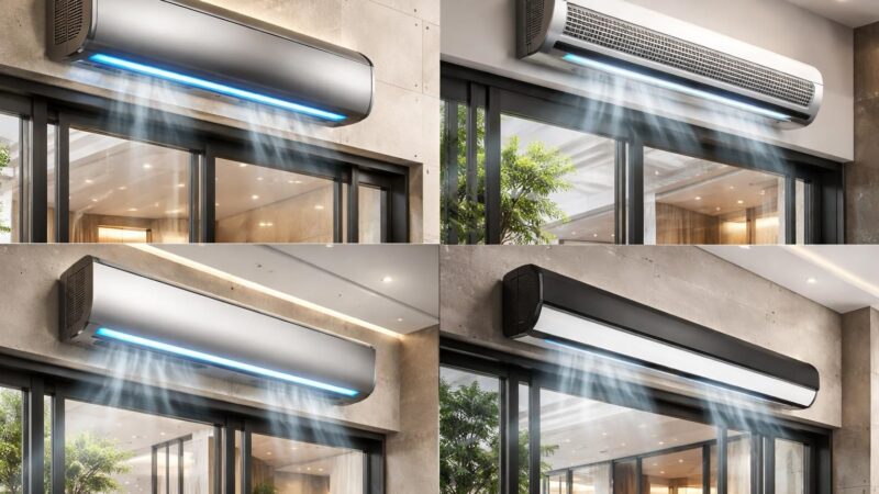 Les meilleures marques de rideaux d&rsquo;air chaud électrique à considérer en 2026