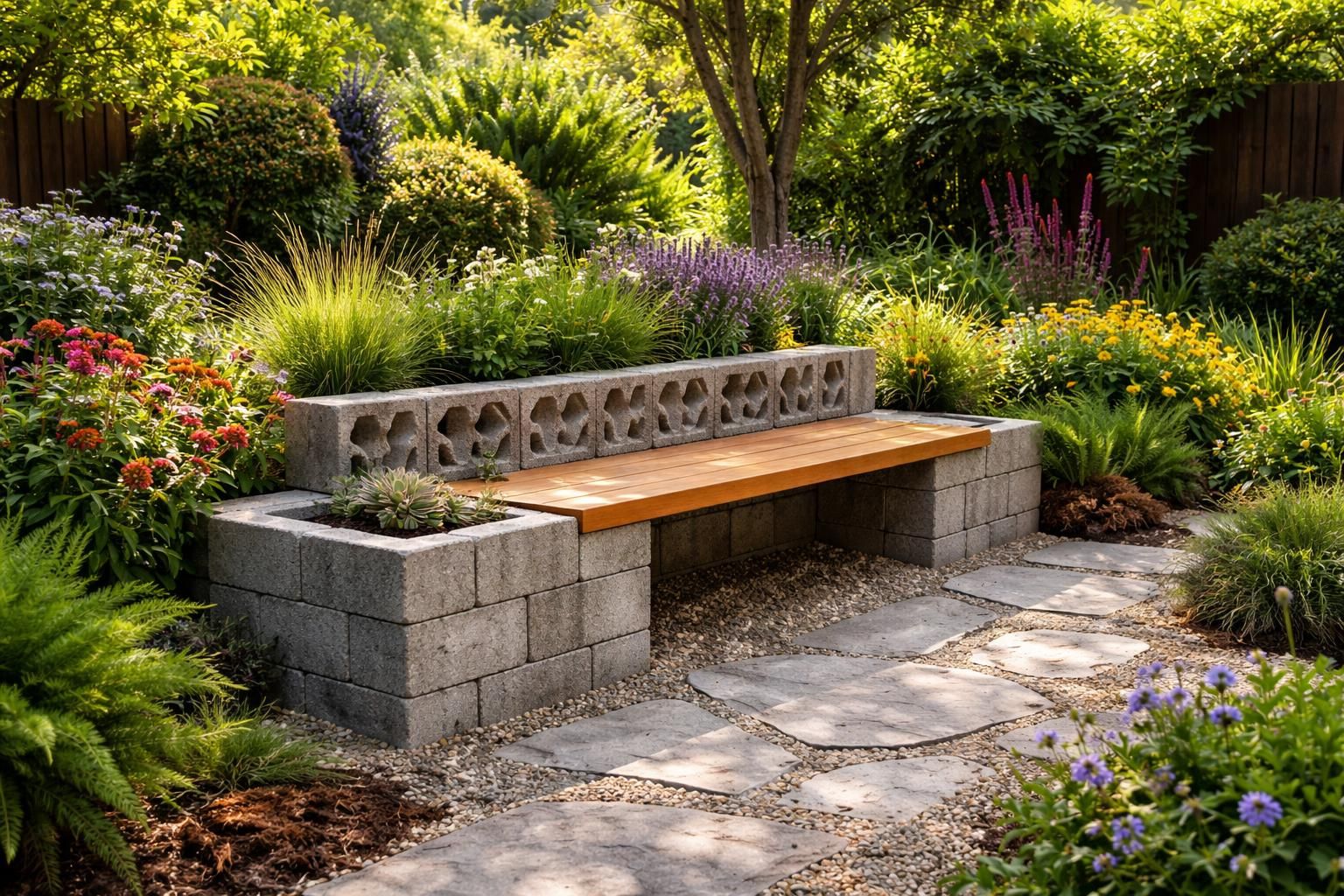 Parpaing décoratif : comment utiliser ce matériau brut pour votre jardin