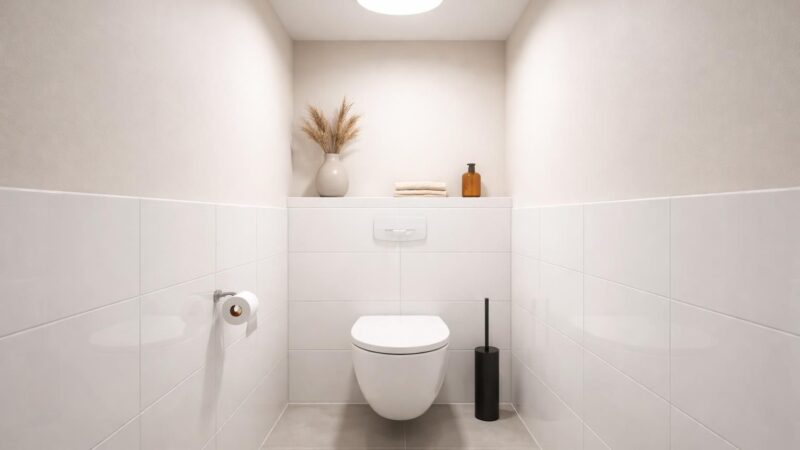 Plafonnier pour WC : comment choisir le luminaire idéal pour les toilettes