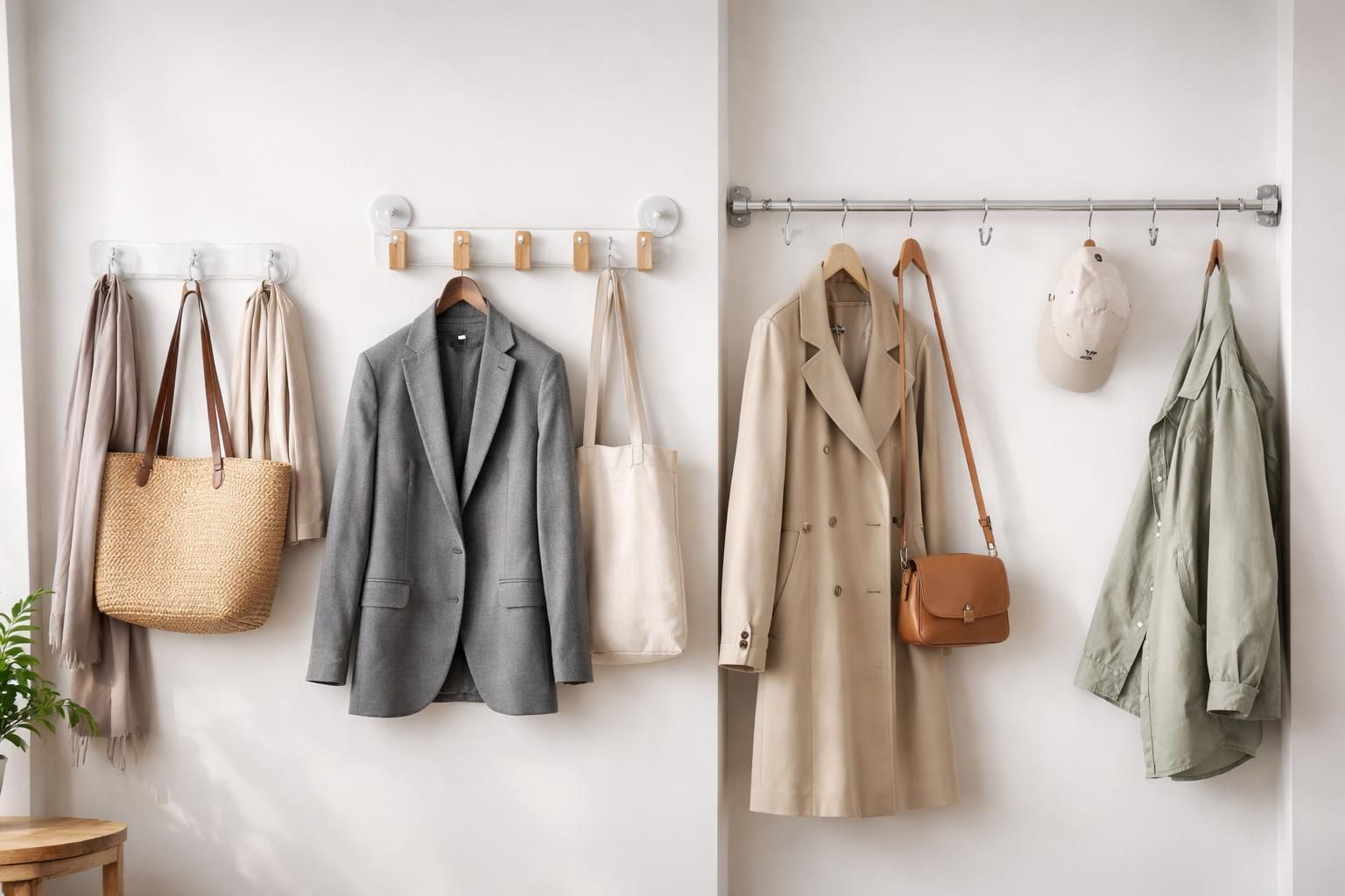 Porte-manteau sans trou : les solutions de fixation sans percer vos murs