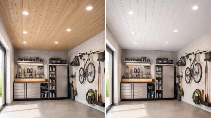 Quel revêtement choisir pour habiller proprement le plafond d&rsquo;un garage ?
