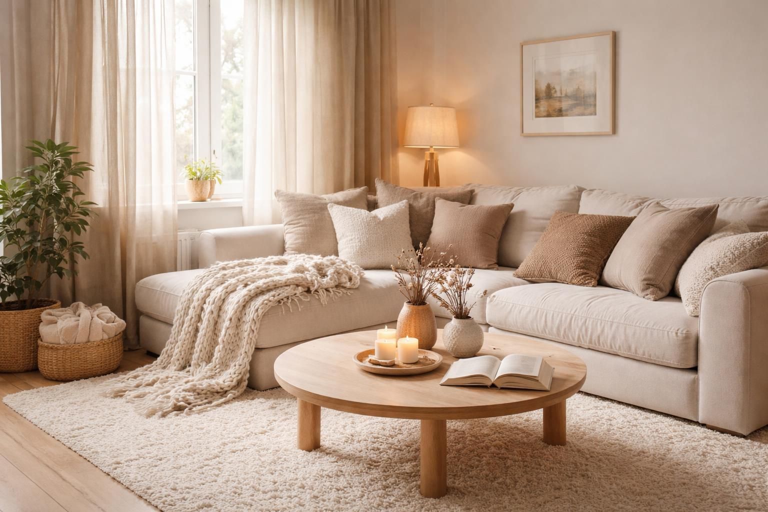 Salon déco cocooning : les indispensables pour une ambiance douce et chaude