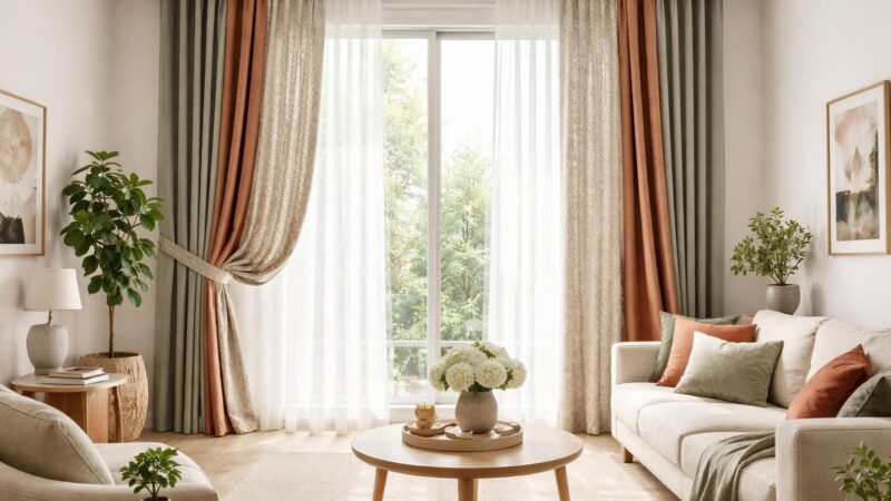 Top déco pour vos rideaux : les tendances pour habiller vos fenêtres avec goût