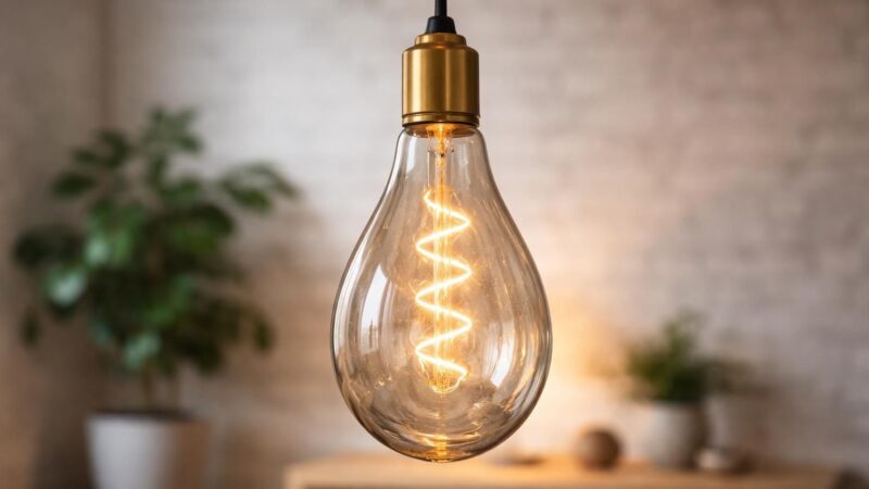 Très grosse ampoule décorative : comment en faire un luminaire de caractère