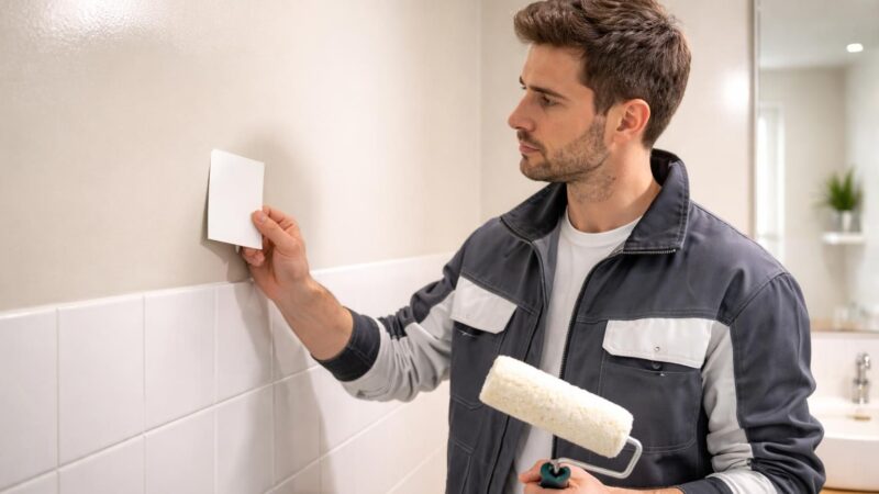 Avis d&rsquo;expert : la peinture V33 rénovation salle de bain tient-elle le choc ?