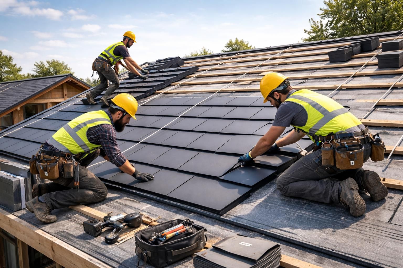 Comment poser une toiture à faible pente de 10 degrés ?