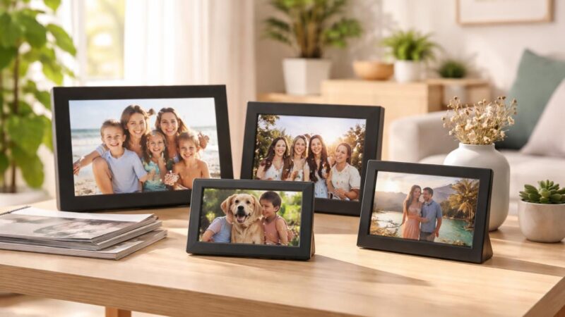 Comparer les cadres photo numériques : quel modèle choisir pour vos souvenirs ?