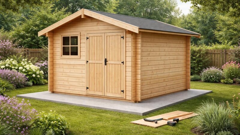 Construire un abri de jardin sans demande de travaux préalable