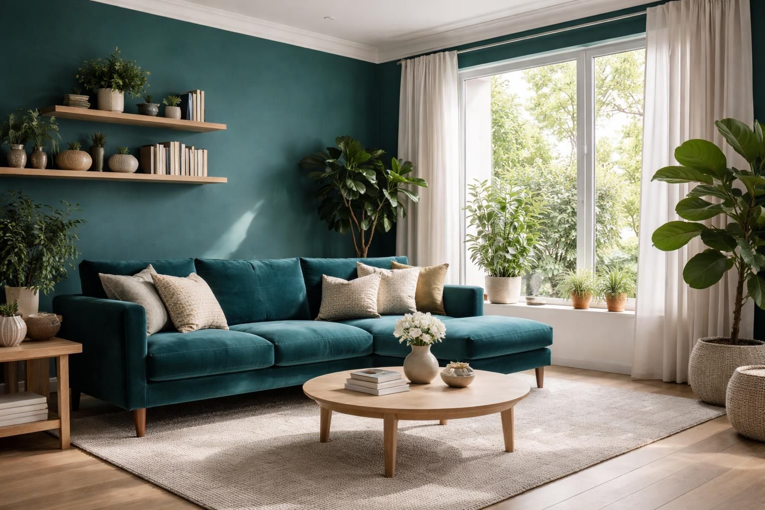 Couleur tendance : comment utiliser le vert canard dans votre intérieur