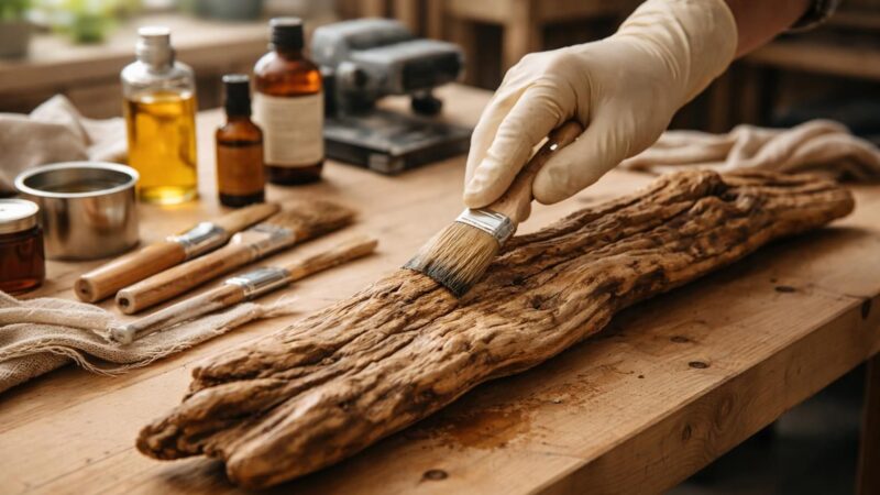 DIY Bois : quel traitement appliquer sur du bois flotté pour le conserver