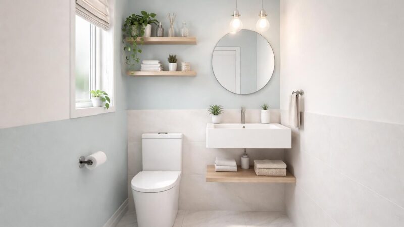Décoration : quelles couleurs choisir pour peindre des WC ?