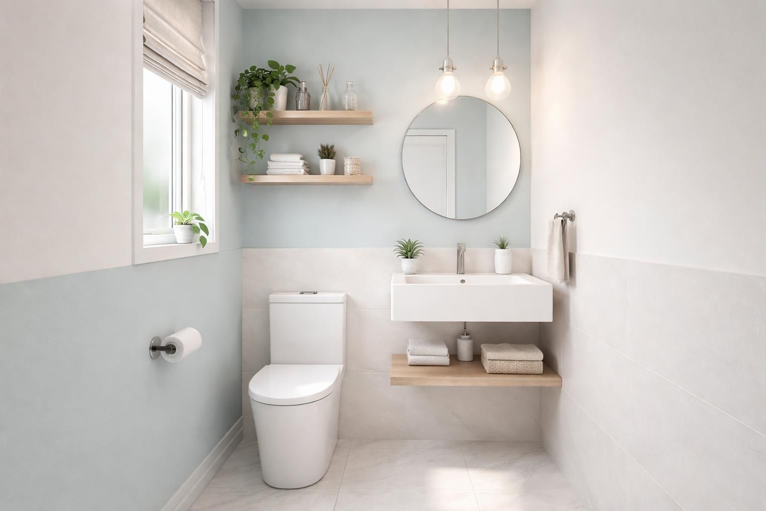 Décoration : quelles couleurs choisir pour peindre des WC ?