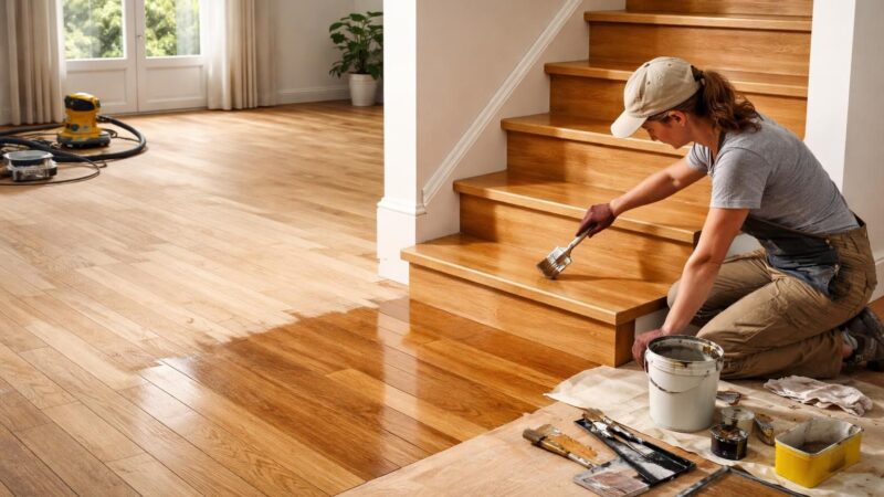 Peinture V33 Rénovation : le test complet pour votre parquet et vos escaliers
