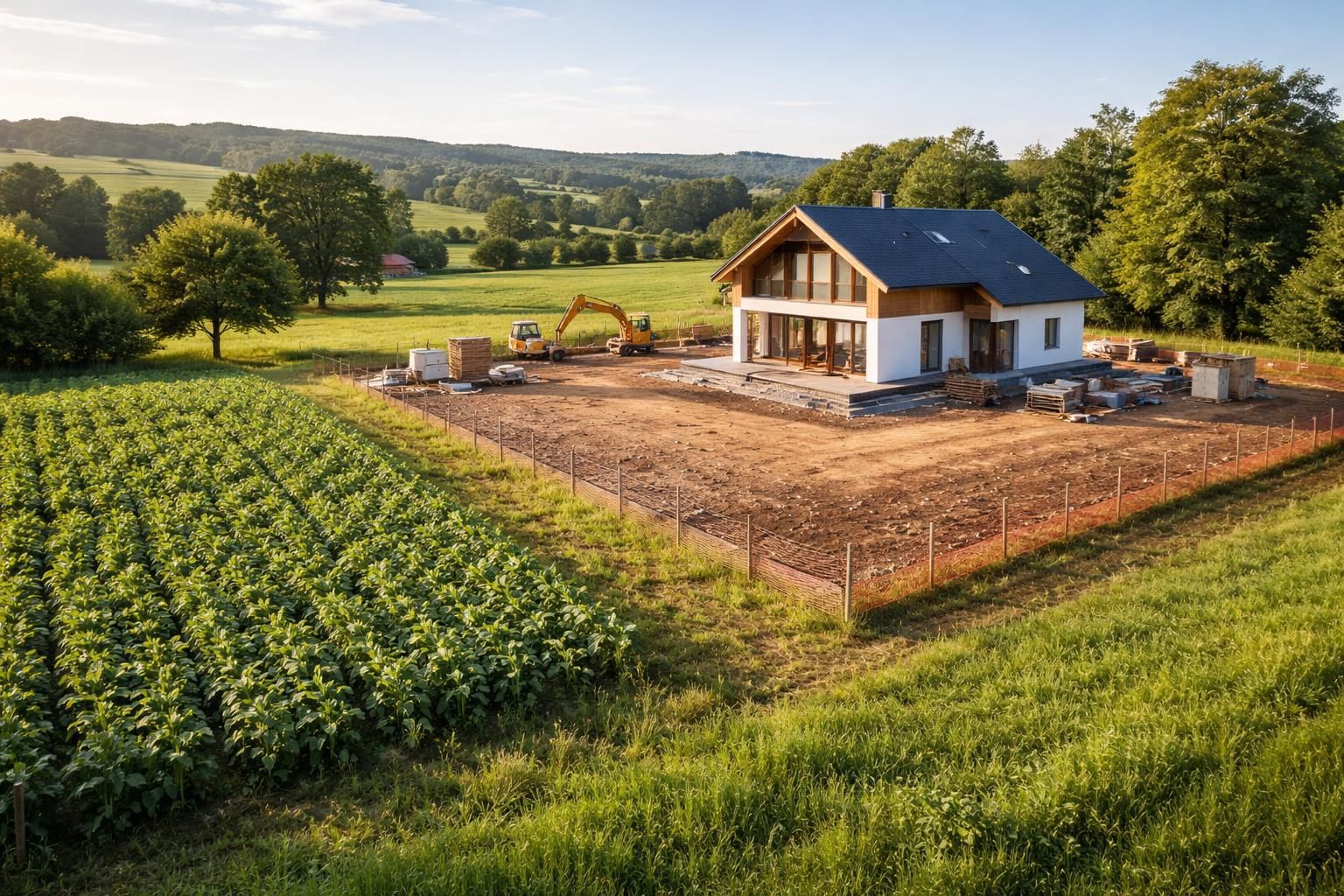 Peut-on diviser un terrain agricole pour y construire une maison ?