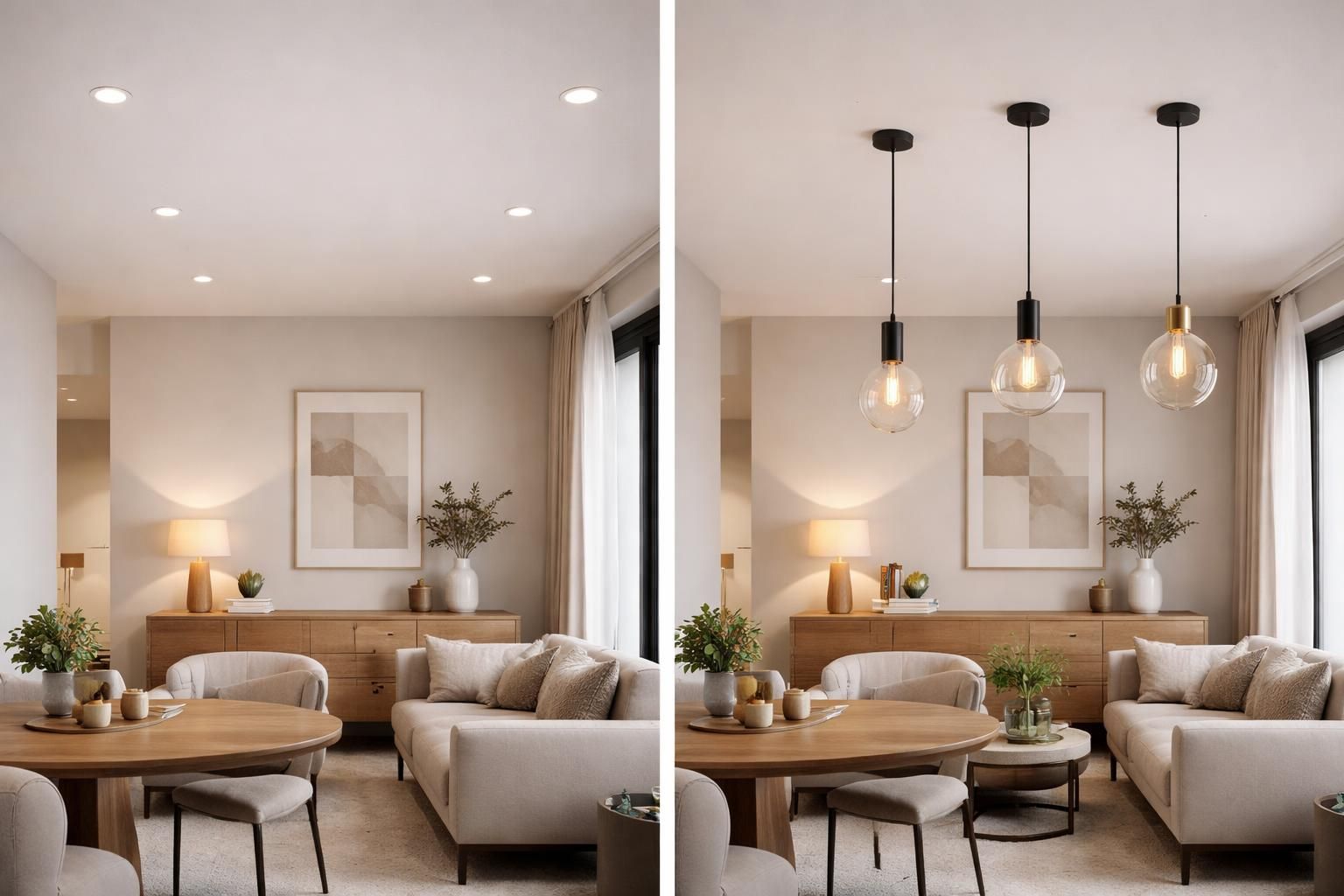 Relooking : remplacer ses spots par des suspensions pour un style plus chic