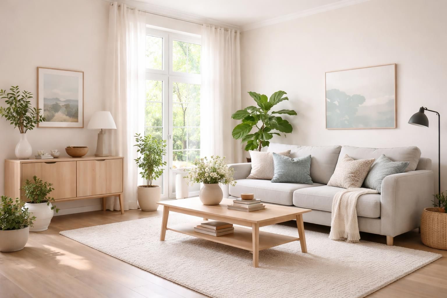 Style scandinave : quelles couleurs de peinture pour un intérieur nordique ?