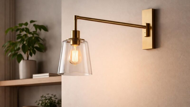 Support mural pour luminaire : comment créer une potence stylée pour vos lampes