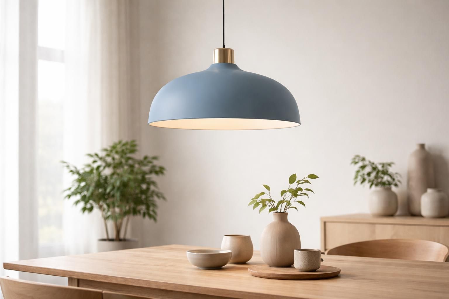 Suspension bleu gris : la nuance apaisante pour votre éclairage intérieur