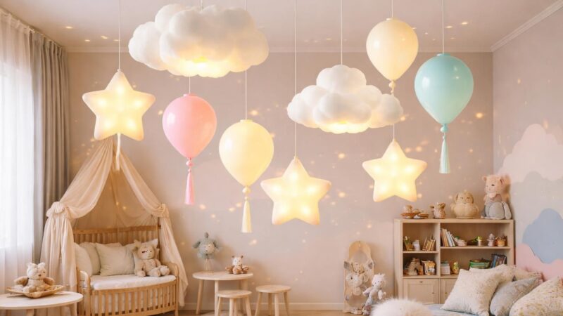 Suspensions pour enfants : notre sélection de luminaires ludiques et doux