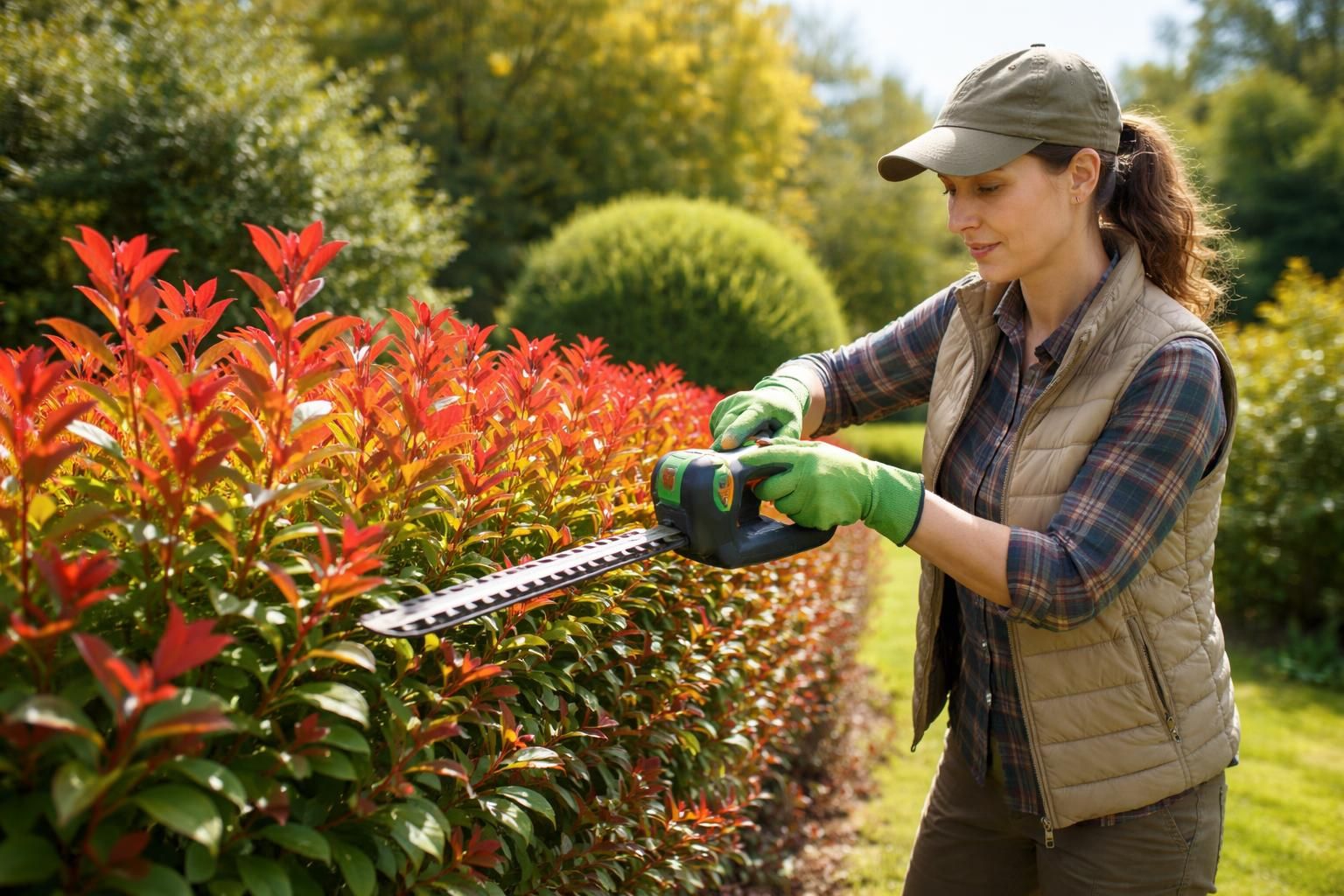 Tailler un jeune photinia : les bons gestes pour une haie bien dense