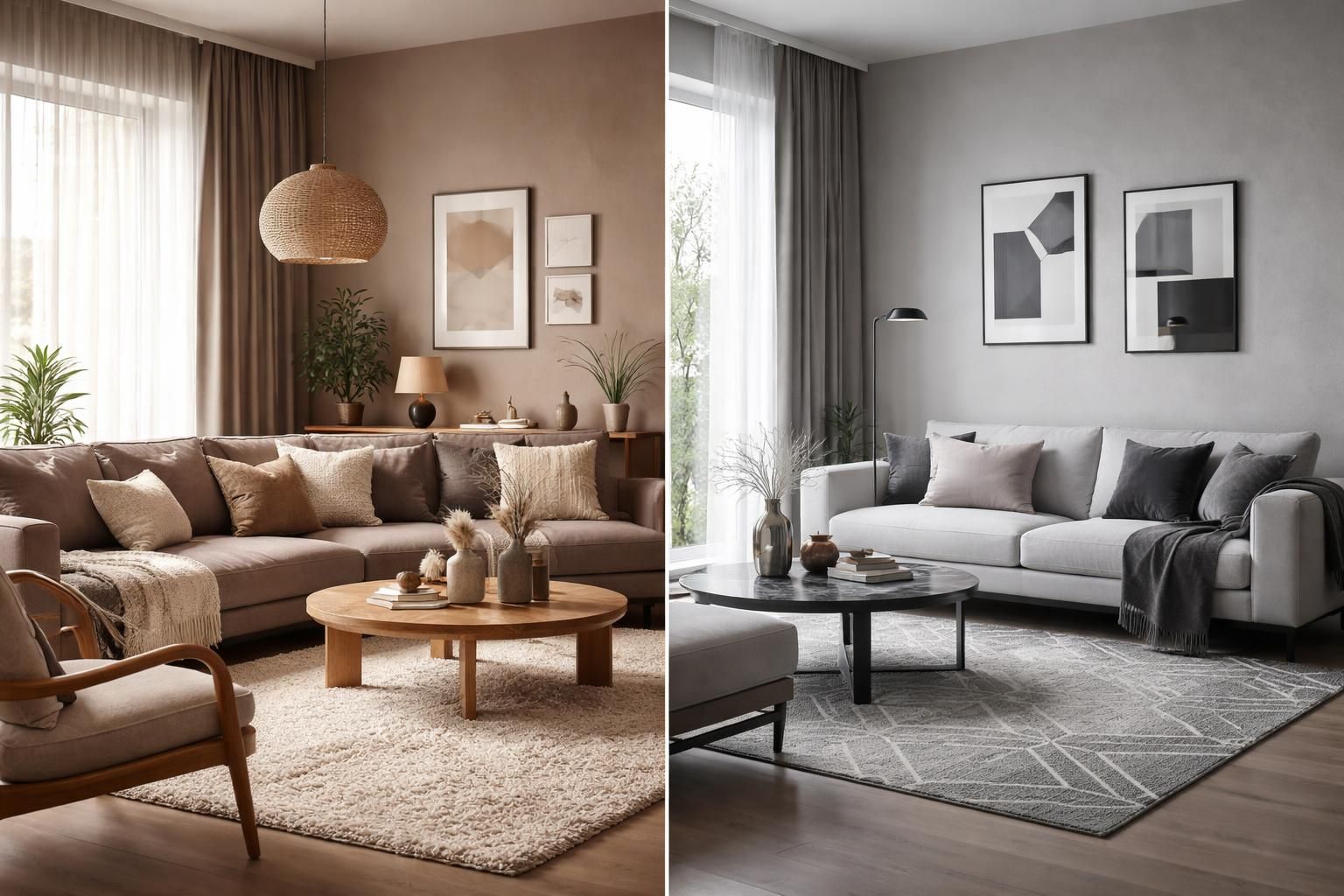 Taupe ou gris : comment choisir la couleur de base de votre décoration ?