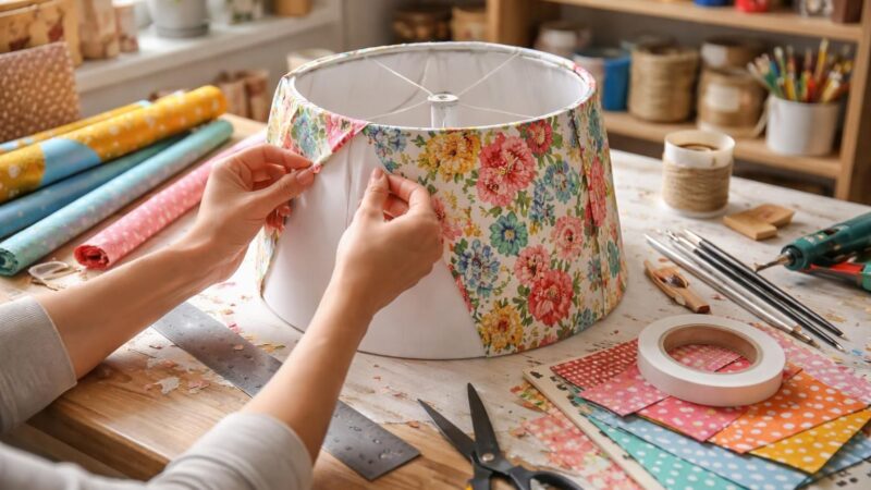 Tutoriel DIY : comment fabriquer ou personnaliser son propre abat-jour