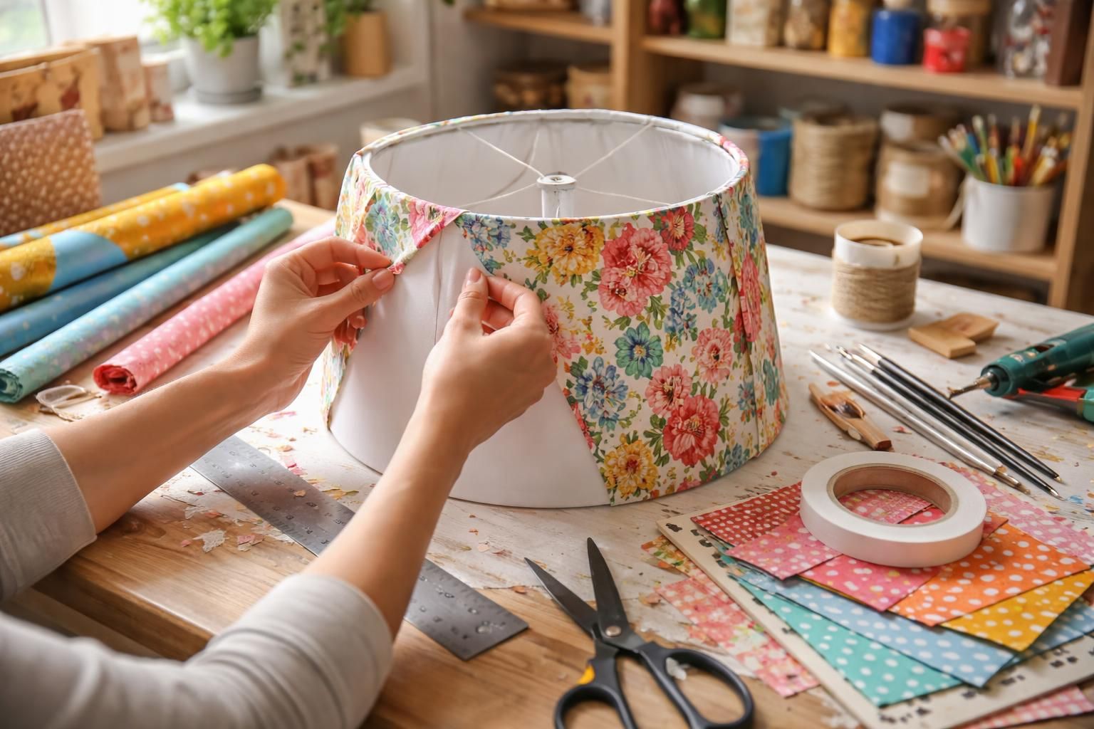 Tutoriel DIY : comment fabriquer ou personnaliser son propre abat-jour