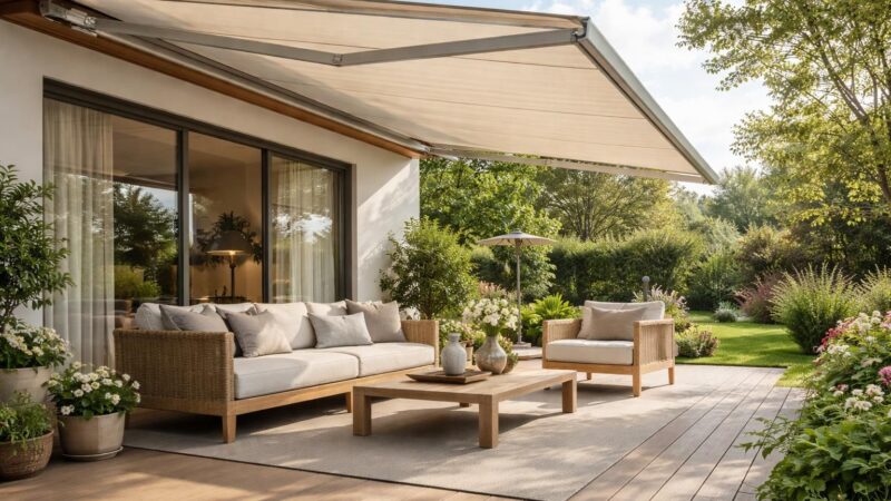 Choisir un store toile extérieur esthétique pour sa terrasse de maison