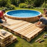 apprenez à construire une terrasse en palette idéale pour votre piscine hors sol, alliant praticité et esthétique pour profiter pleinement de votre extérieur.