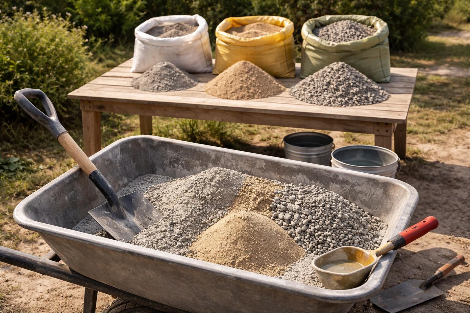 Mélange à béton : les dosages exacts pour tous vos petits travaux