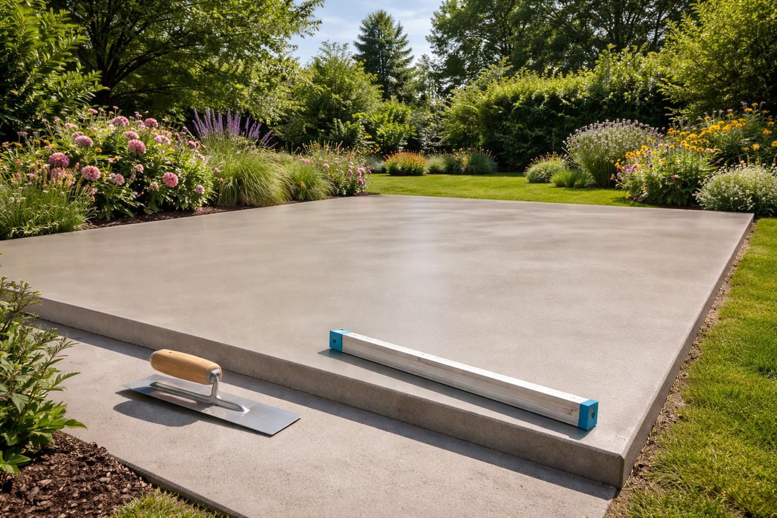 Réussir la construction d&rsquo;une terrasse en béton pour son jardin