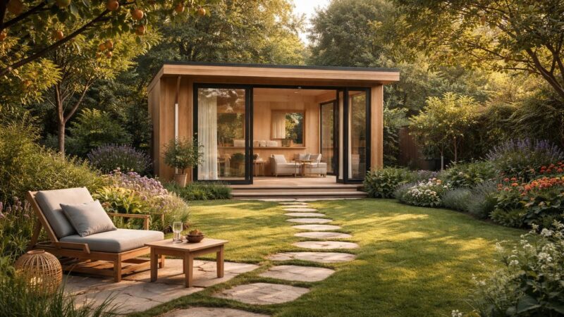 Aménager un studio ou une dépendance au fond de son jardin privé