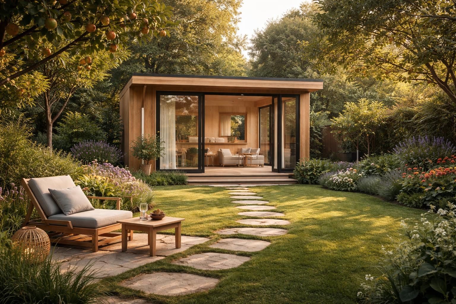 Aménager un studio ou une dépendance au fond de son jardin privé