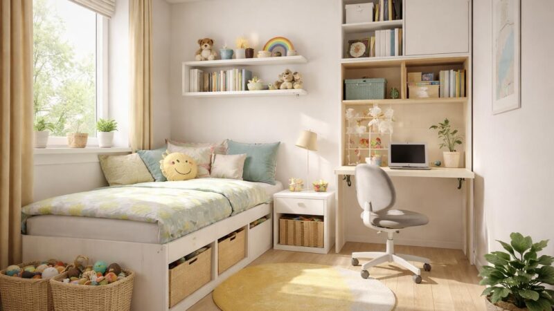 Aménager une petite chambre d&rsquo;enfant : nos astuces pour gagner de la place