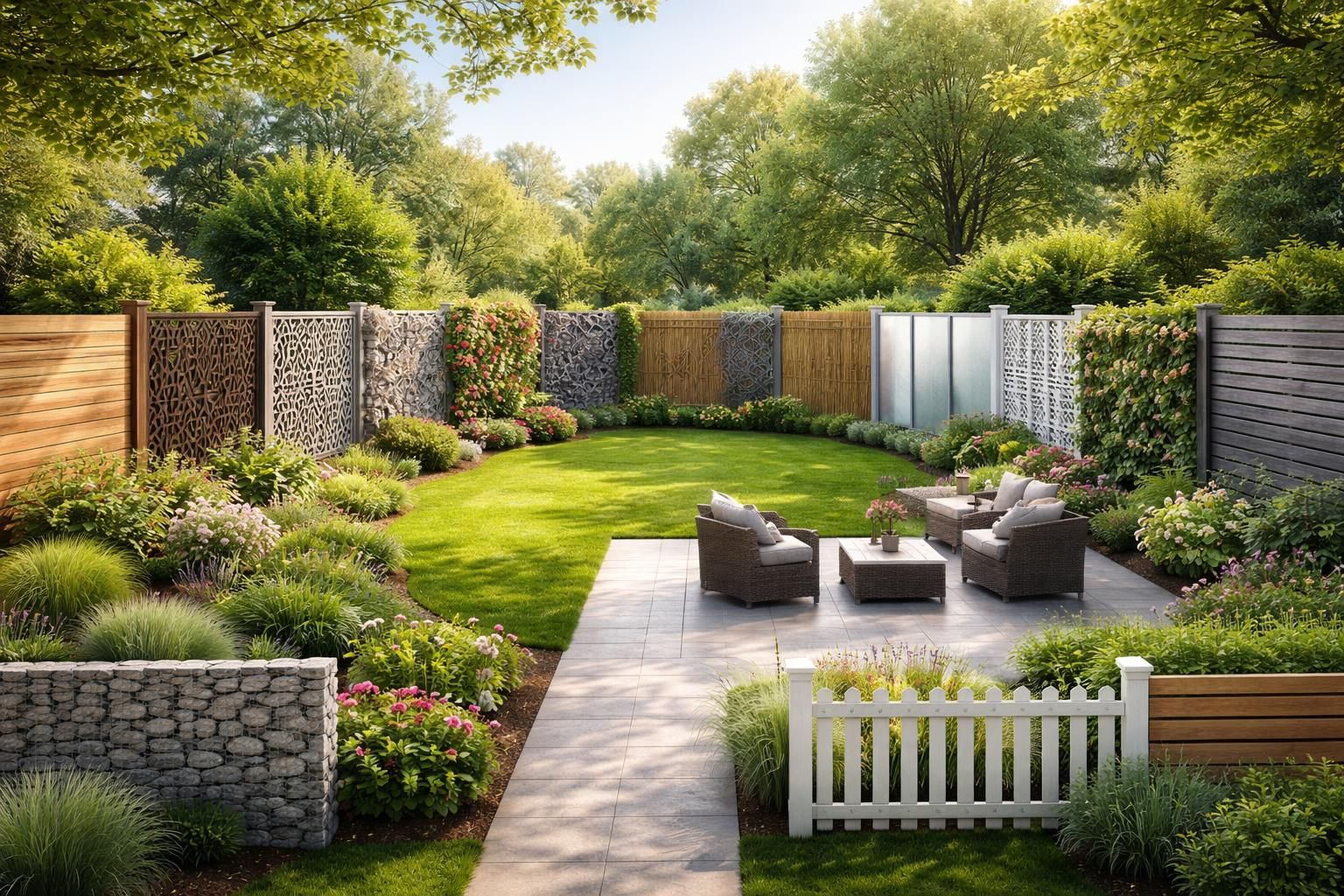 découvrez 10 idées de clôtures esthétiques pour délimiter votre jardin avec élégance et style, alliant fonctionnalité et design.