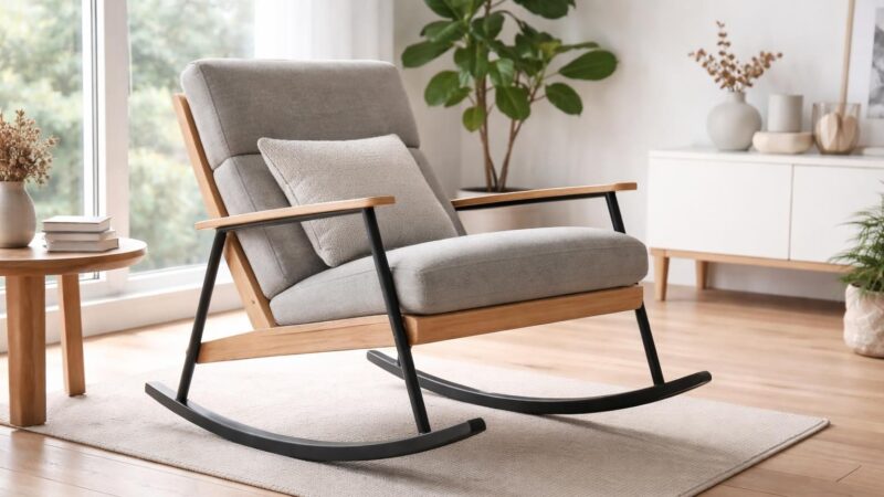 Fauteuil à bascule : le retour en force du rocking-chair design