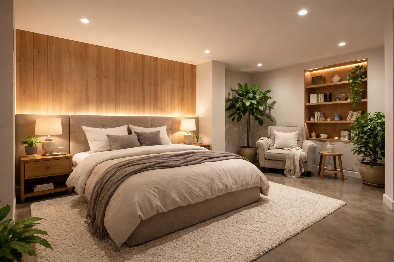 Idée pour aménager une chambre au sous-sol