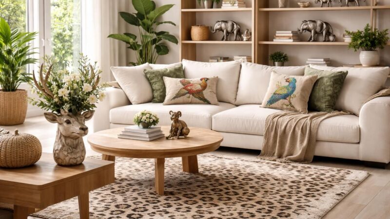 Inspirations d&rsquo;animaux en décoration intérieure