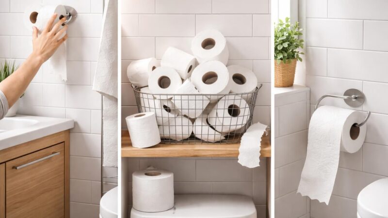 Les erreurs à éviter lors du choix d&rsquo;un rangement pour papier toilette