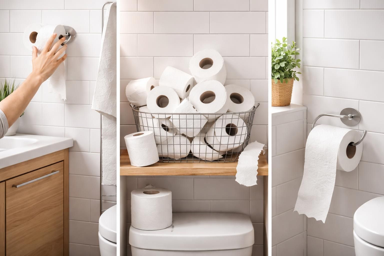 Les erreurs à éviter lors du choix d&rsquo;un rangement pour papier toilette