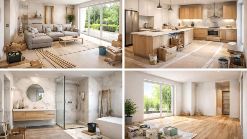 Les pièces de la maison : un guide pour une rénovation réussie