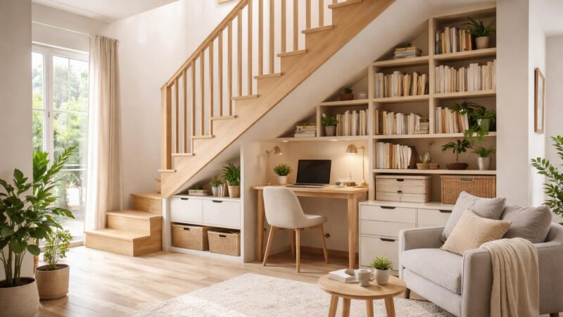 Nos idées pour savoir comment aménager un dessous d&rsquo;escalier